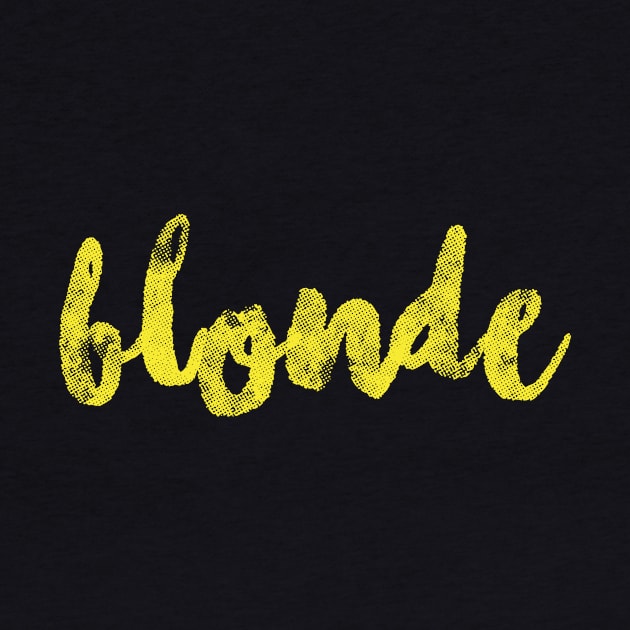 Blonde by umarhahn